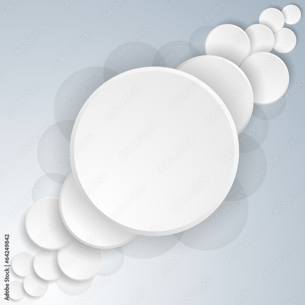 Floating circles vector background Floating circles vector background