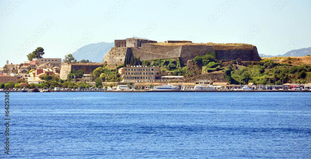 fort and the town of Corfu, Greece, Europe