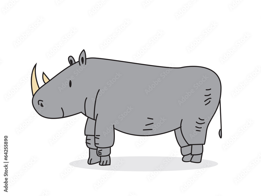 Fototapeta premium Rino