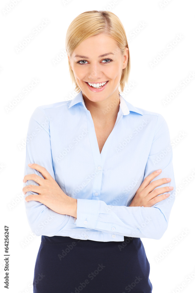 Happy businesswoman Happy businesswoman