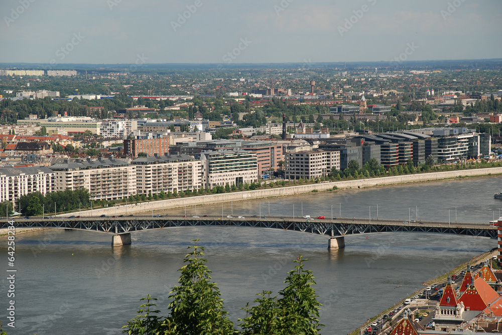 Obraz premium Danube Bridge, Budapest, Hungary