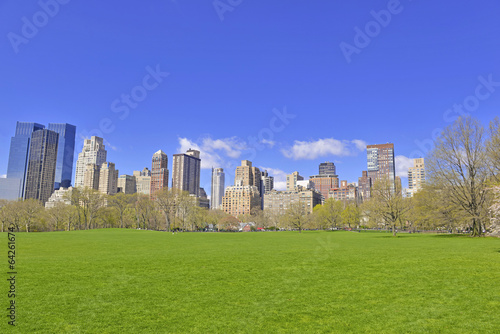 Manhattan skyline from Central Park, New York