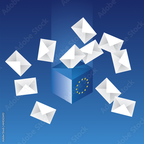 EU voting 2014 vector