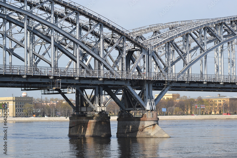 Finland Railway bridge, St.Petersburg.