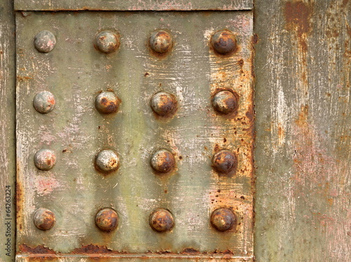 background with steel rivets