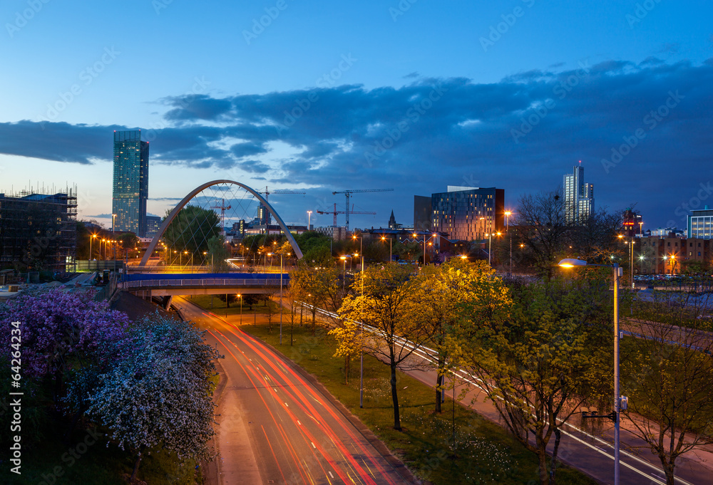 Fototapeta premium Manchester skyline