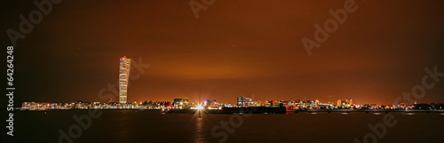 Fotografía Malmö Night Skyline