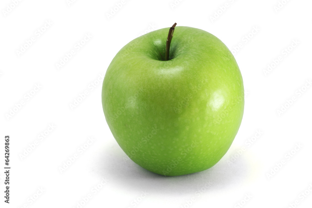 Яблоко крупное зеленое