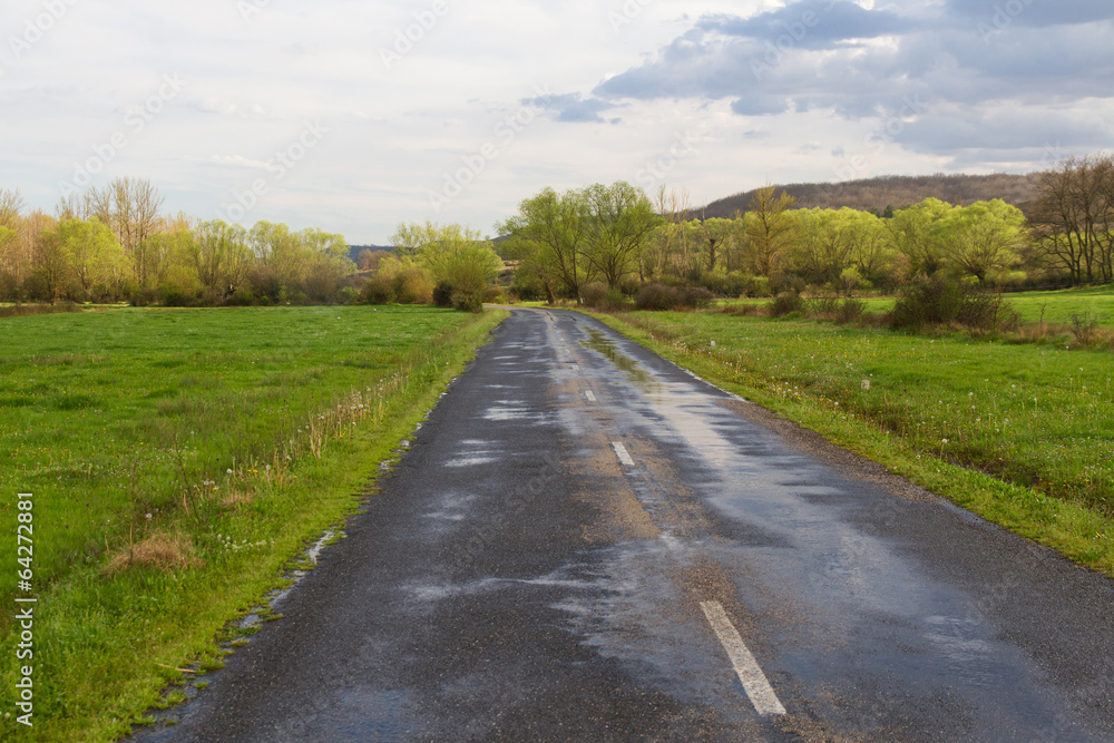 Paisaje con Carretera secundaria