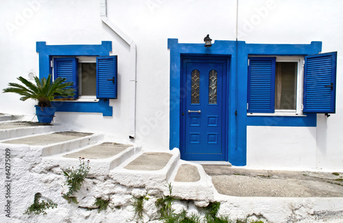 greek alley street photo