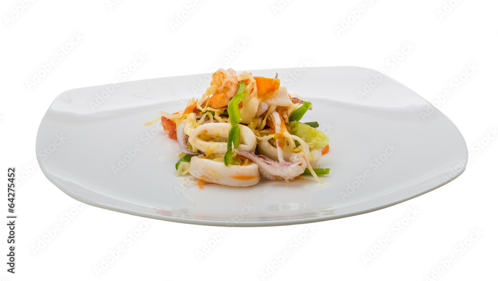 Asian seafood salad Asian seafood salad
