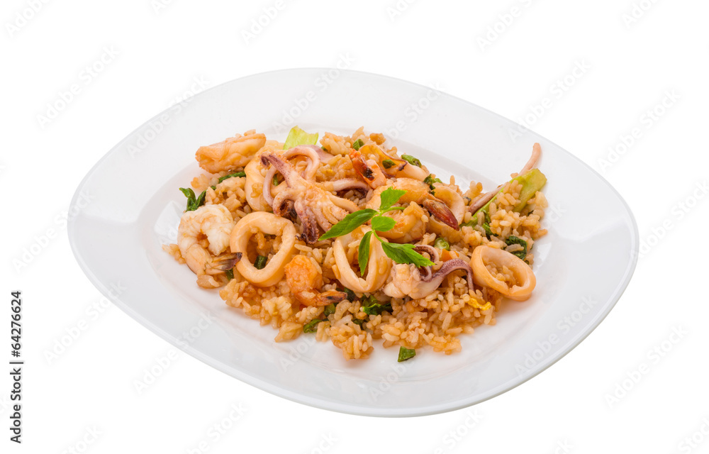 Rice with seafood Rice with seafood