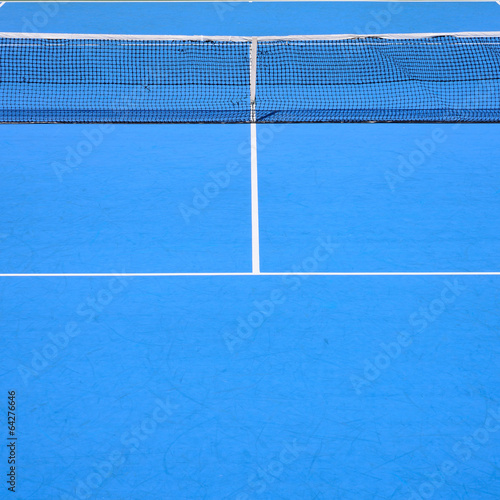 tennis court, sport blue background