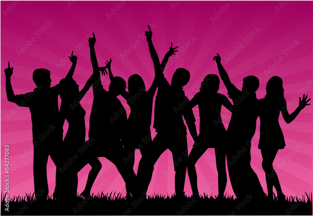 Dancing silhouettes Dancing silhouettes