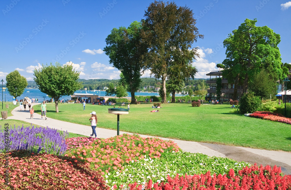 Resort Velden am Worthersee. Austria