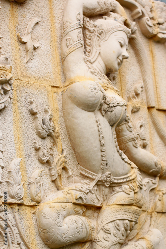 Goddess statue in Thai literature. Goddess statue in Thai literature.
