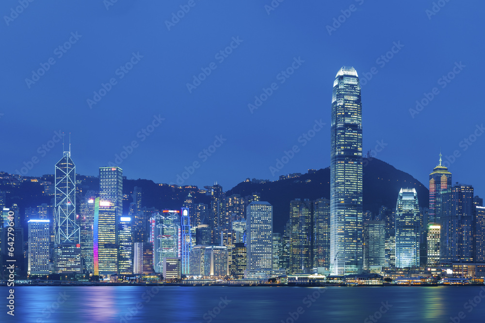 Victoria Harbor of Hong Kong