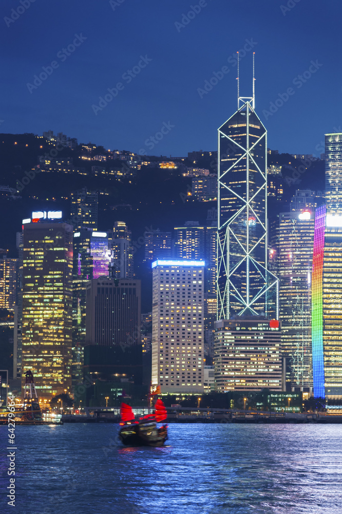 Fototapeta premium Victoria Harbor of Hong Kong