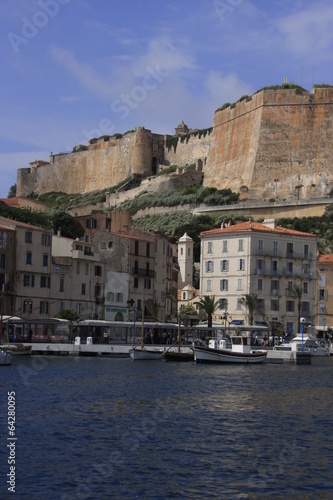 Bonifacio le port et la citadelle