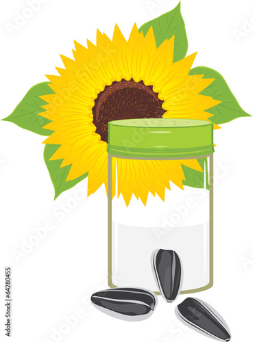 Salted sunflower seeds