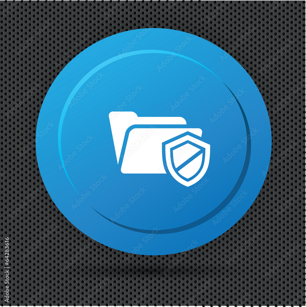 Protection folder button,vector Protection folder button,vector