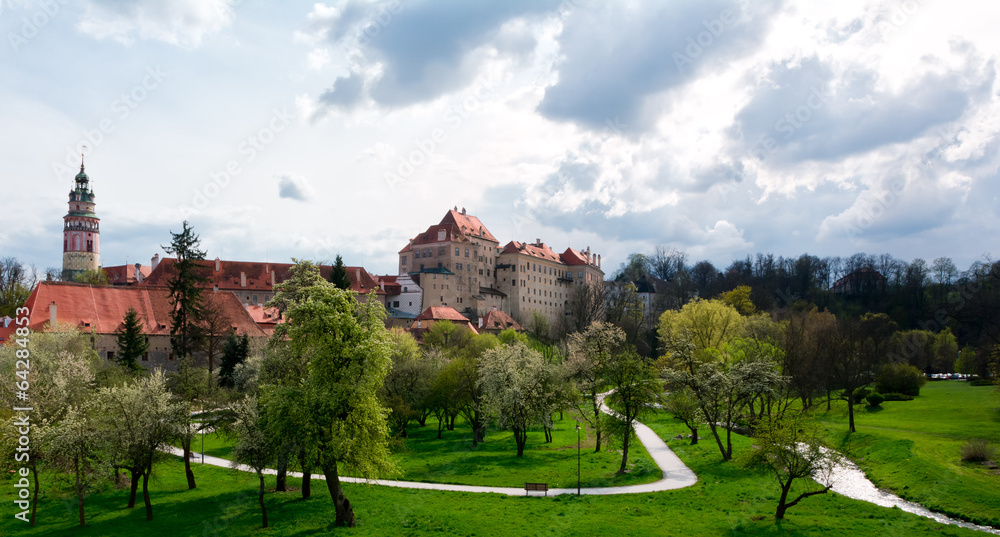 Cesky Krumlov - castle and park