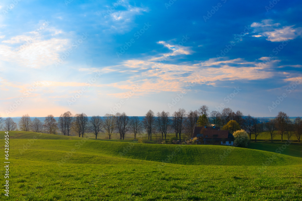 Fototapeta premium W Polskiej Toskanii