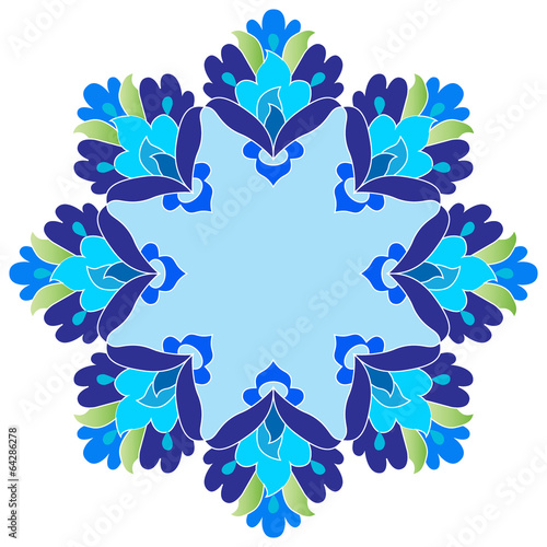 Ottoman motifs design series with twelve version