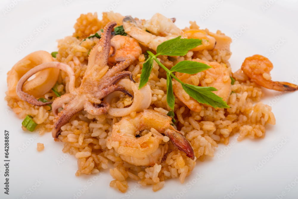 Rice with seafood Rice with seafood