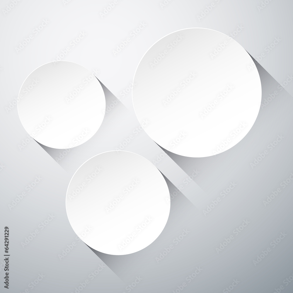 Round paper labels. Round paper labels.