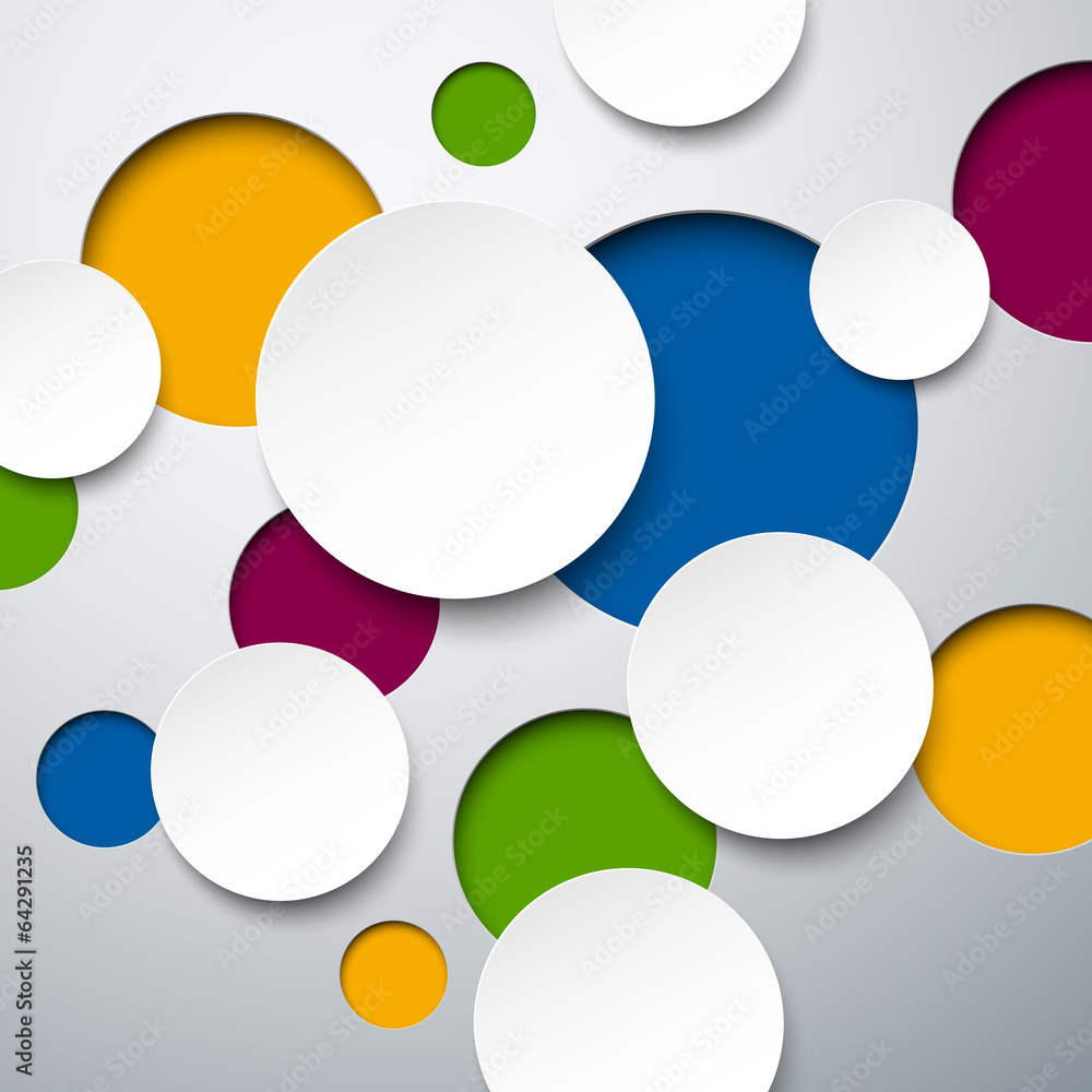 Abstract backgroubnd with paper round notes. Abstract backgroubnd with paper round notes.