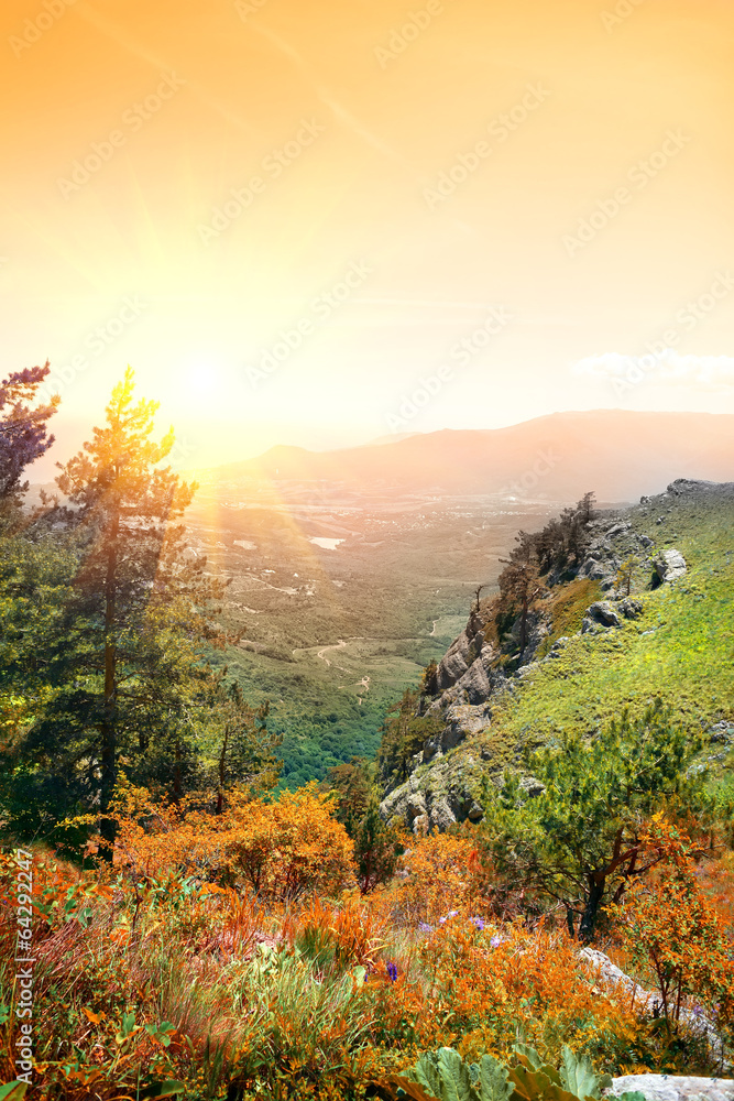 Mountain Demerdji in autumn Mountain Demerdji in autumn