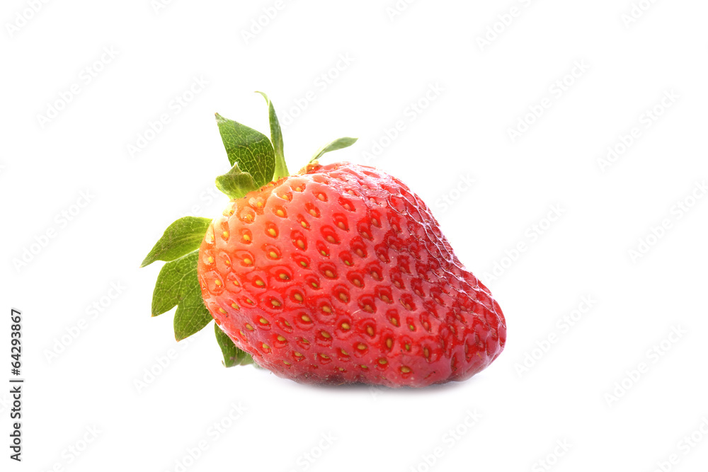 fresh strawberry isolated on white background fresh strawberry isolated on white background
