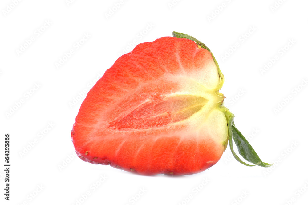 fresh strawberry isolated on white background fresh strawberry isolated on white background