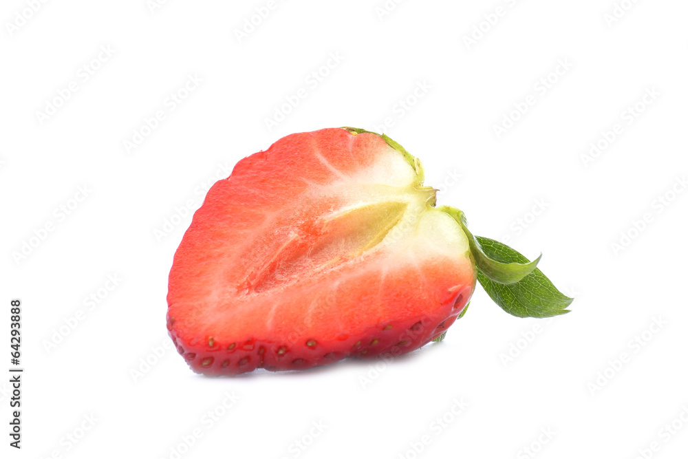 Fresh strawberry isolated on white background Fresh strawberry isolated on white background