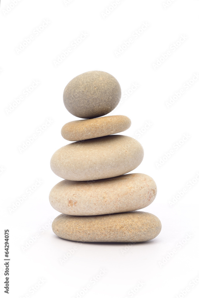 Pile of stones isolated on white background Pile of stones isolated on white background