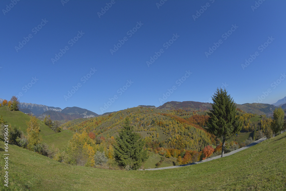 Landscape in the mountains
