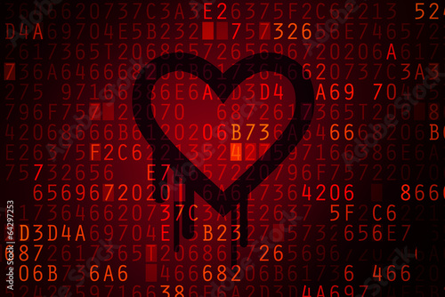 Heartbleed bug concept. photo