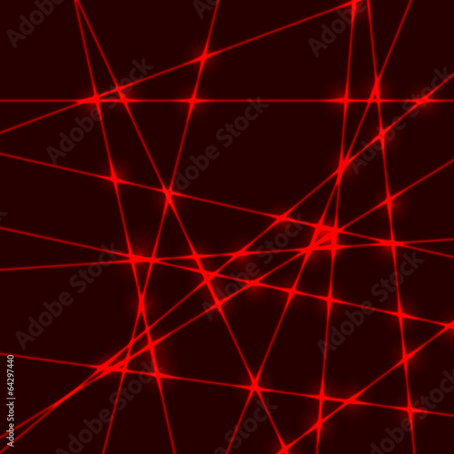 red laser light beam