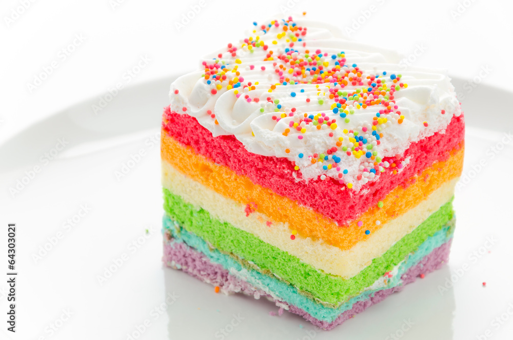 Rainbow cake Rainbow cake