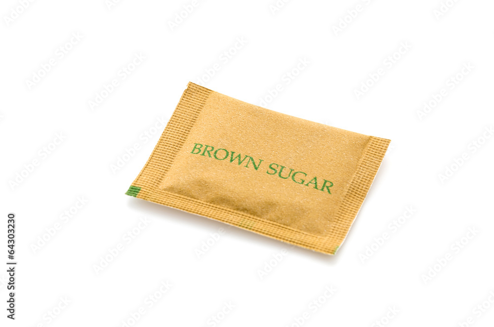 Sugar bag isolated on white Sugar bag isolated on white