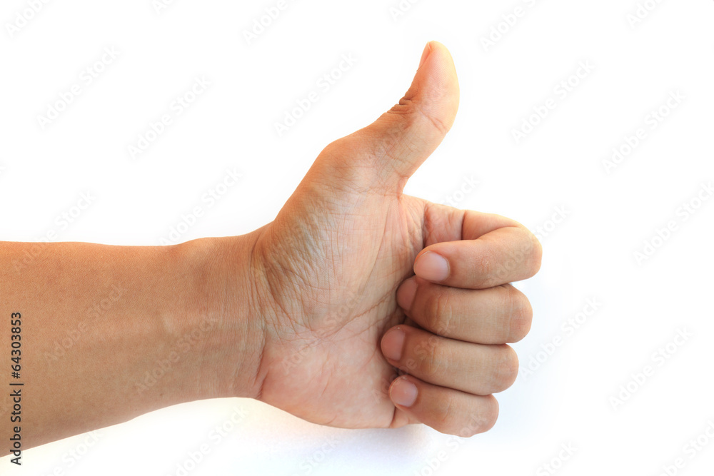 male hand isolated on white background male hand isolated on white background