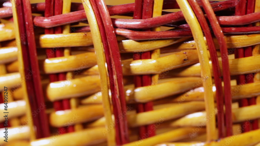 Texture of wicker basket