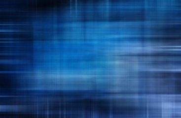 Abstract blue background with blurred lines
