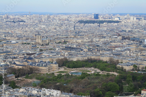 Vue panoramique de Paris depuis la Tour Montparnasse © Picturereflex
