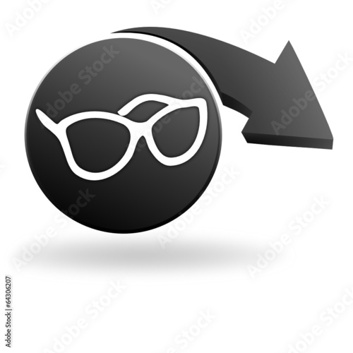 optique sur symbole noir