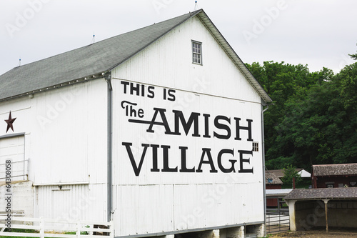 Obraz na płótnie Amish Village building