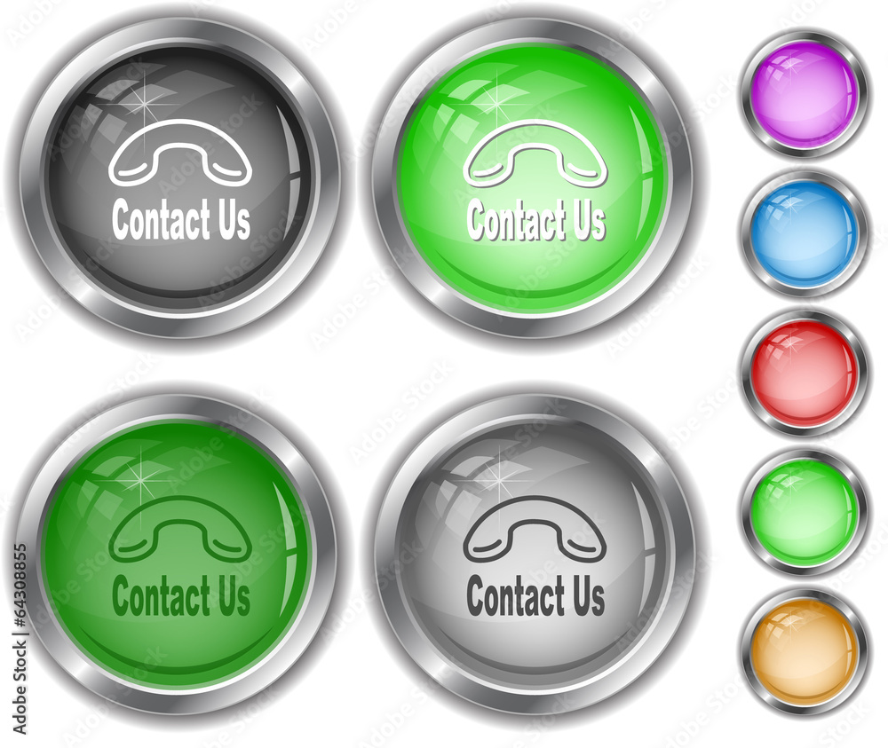 Contact us. Internet buttons.