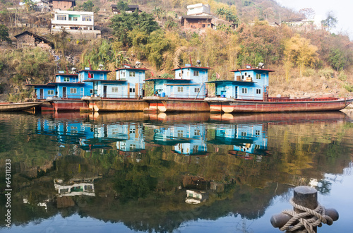 A Village Pier of Chishui River