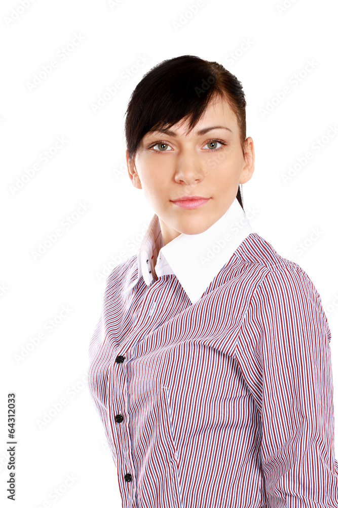 Portrait of a young beautiful woman